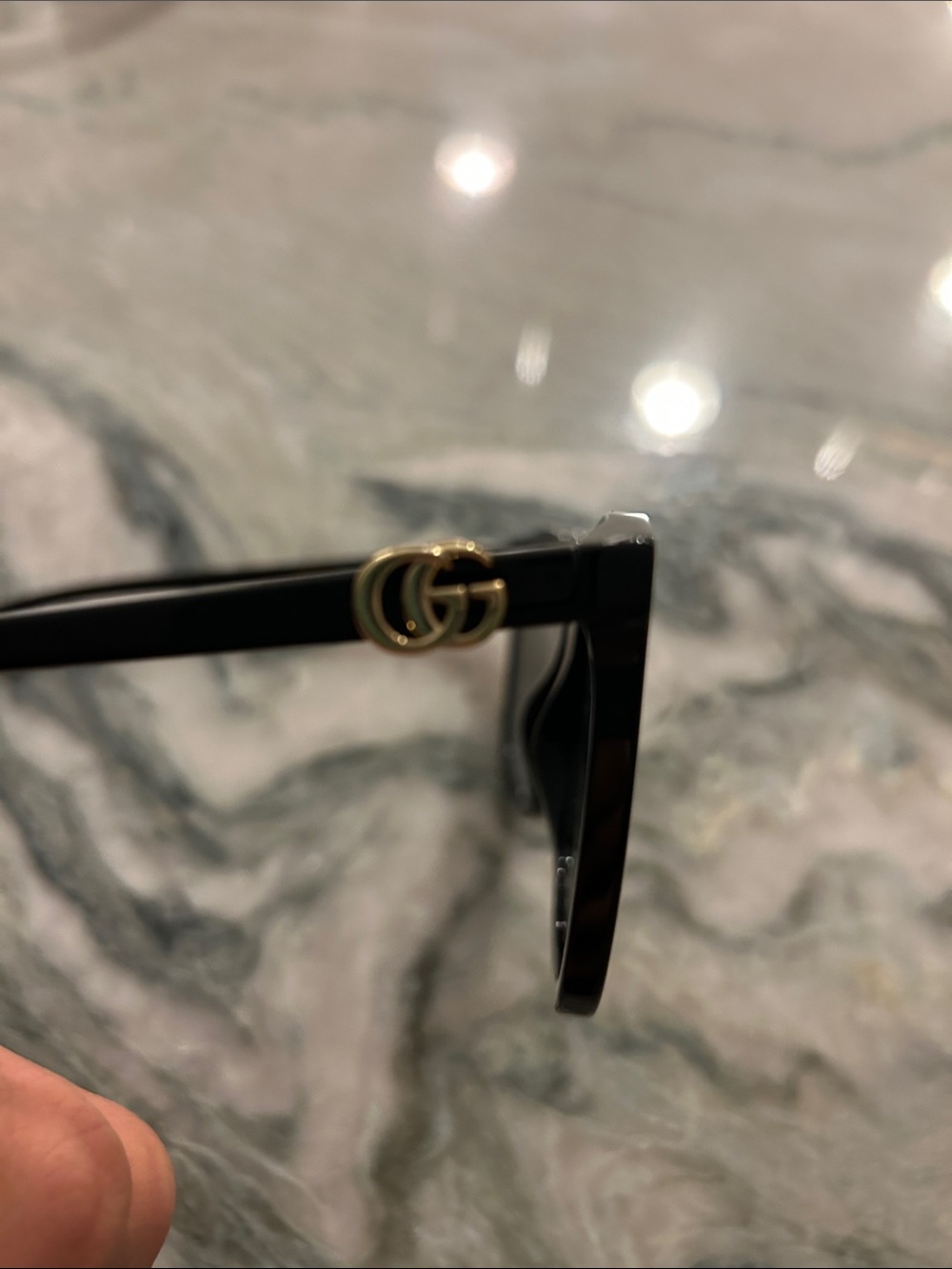 Gucci Black Cat-Eye Sunglasses with Dark Lenses - Picture 8 of 8